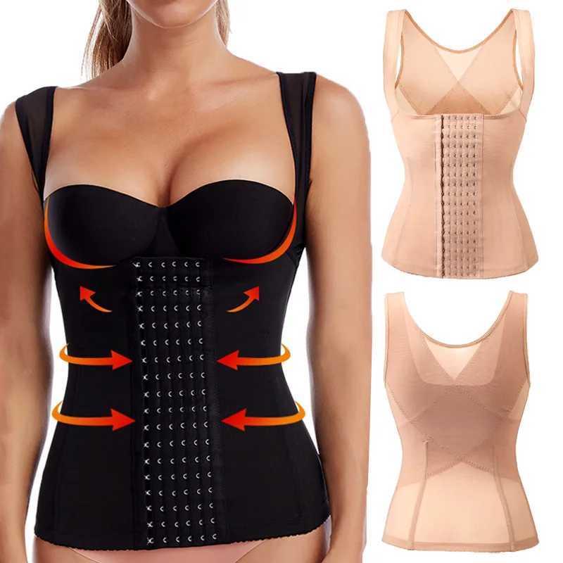 Women Slimming Vest Underwear Corset Modeling Straps Waist Body Shaper Belly Compression Shapewear Tank Tops Girdles XJ250614