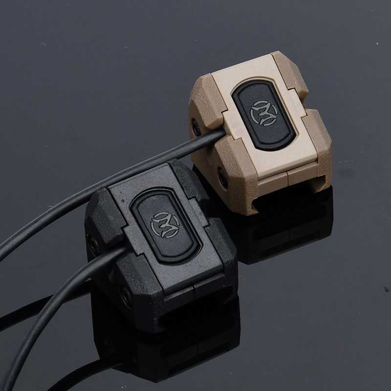 WADSN SF Tactical Dual Function Switch ModButton Crane Plug Tail Control Switch PEQ DBAL Laser Airsoft M600 Flashlight Equipment XJ250613