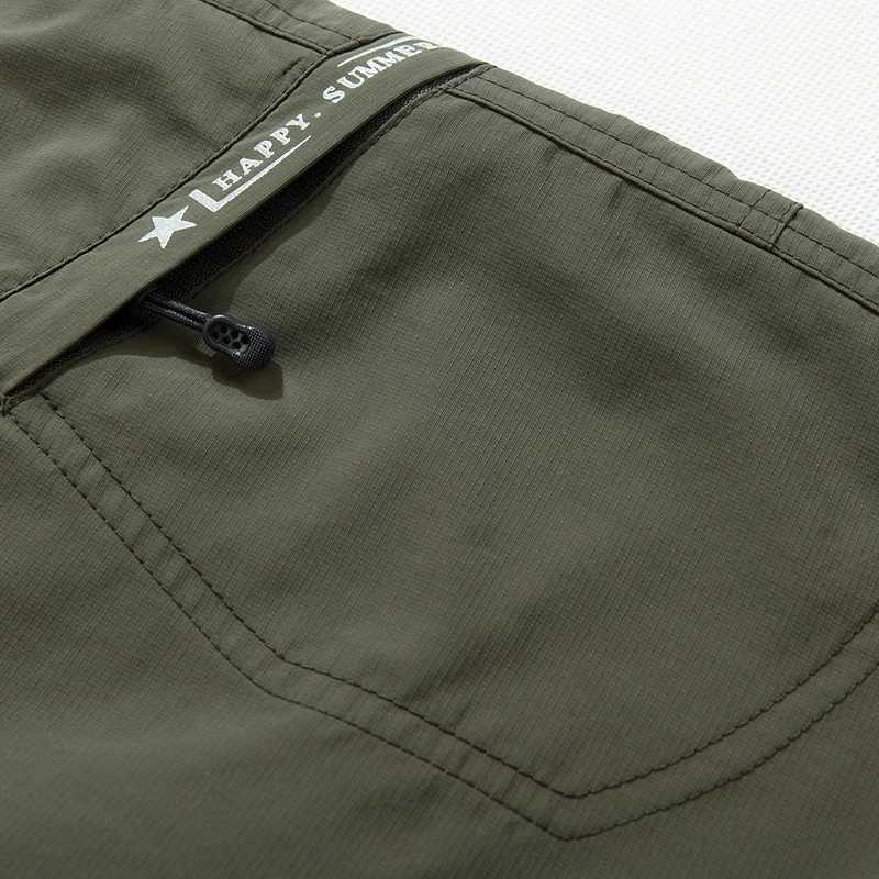 Large Size Mens Shorts Loose Multi-Pocket Overalls Summer Comfortable Breathable Pants Outdoor Casual Sports Beach Pants W250614