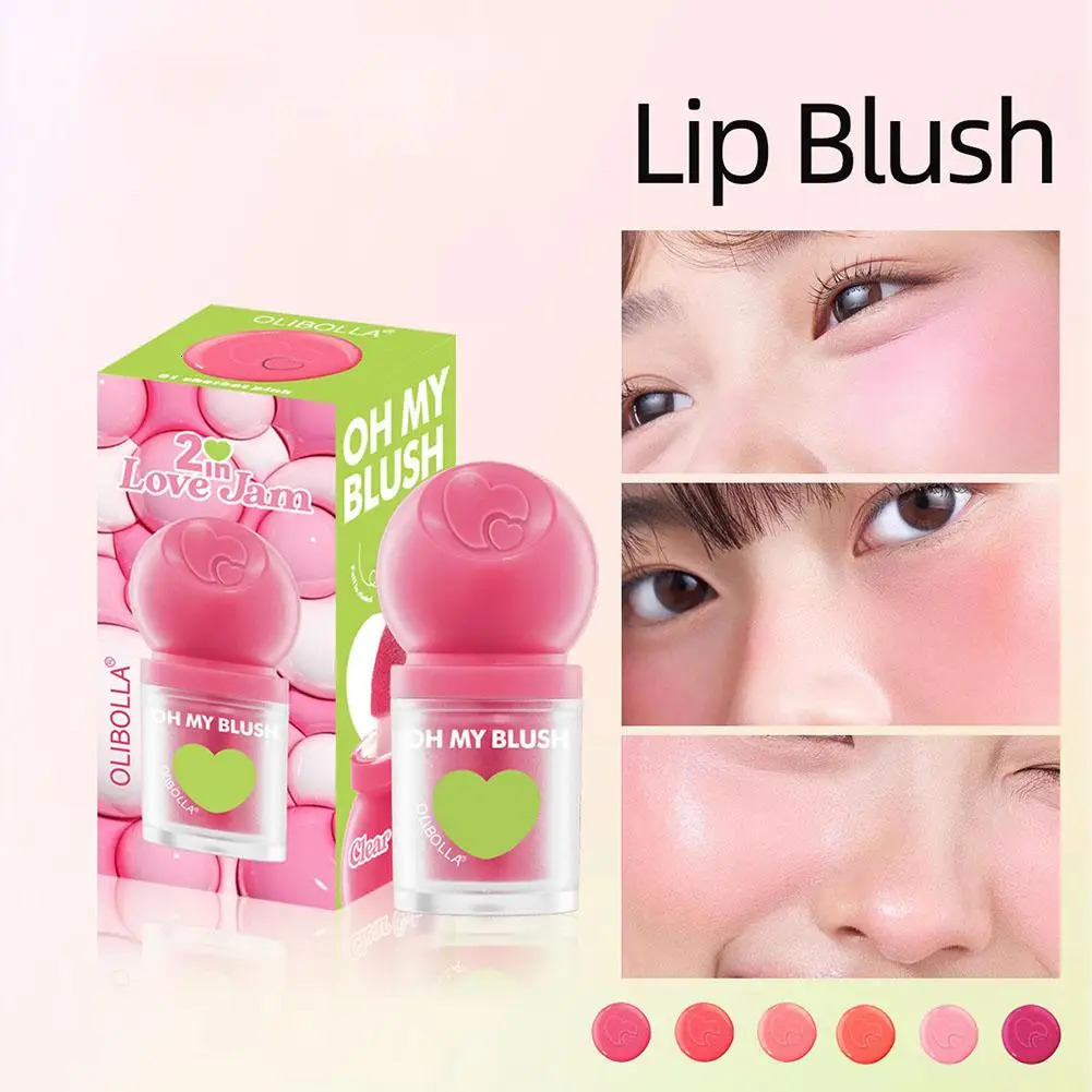 3 In 1 Liquid Blush Stick Highlighter Multi-Use Shadow Lips Cheek Brighten Skin Matte Blusher Cream Shimmer Rouge For Face 250614