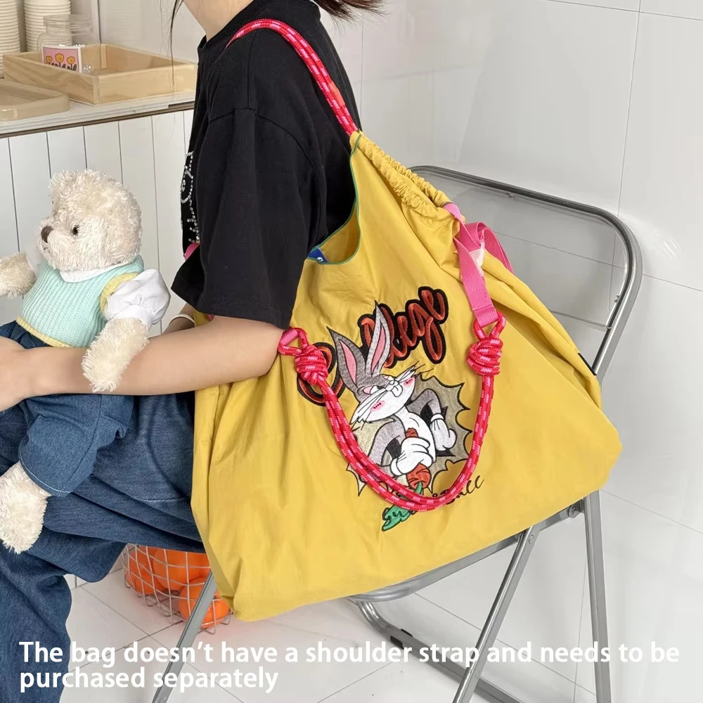 Fashion Shopping Tote Bag for Women Original Eco-friendly Bag Exquisitely Embroidered Nylon Handbag Shoulder Bag Bag 250610