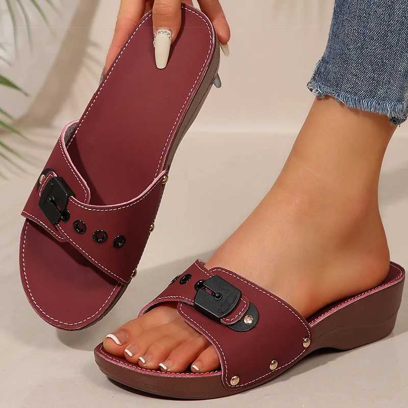 Womens Sandals Fashion Heeled Sandals For Summer Shoes Women Slippers Summer Footwear Female Block Heels Womens Sandals Z250614