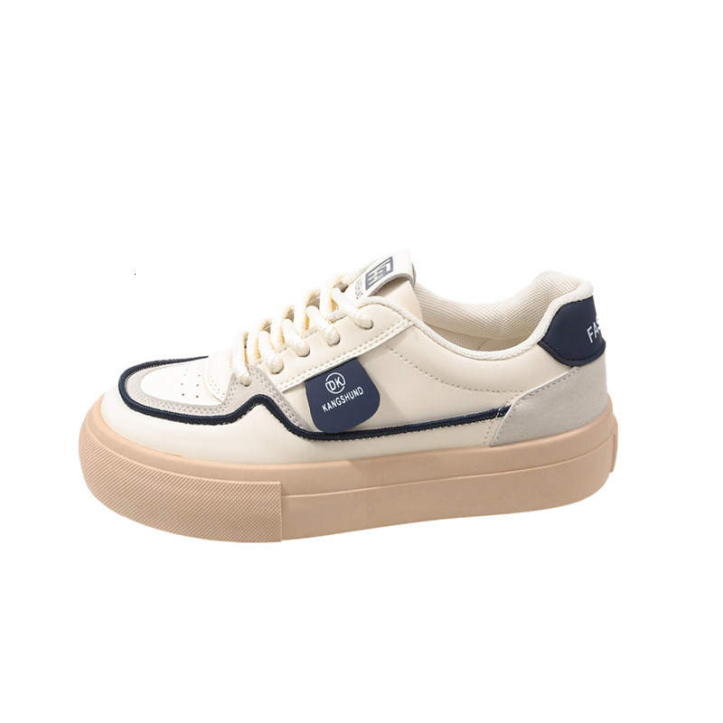 Ddmysports Thick Soled American Style German Training White Shoes Spring And Autumn New Versatile Casual Student Sports Sneakers Outdoor Shoes