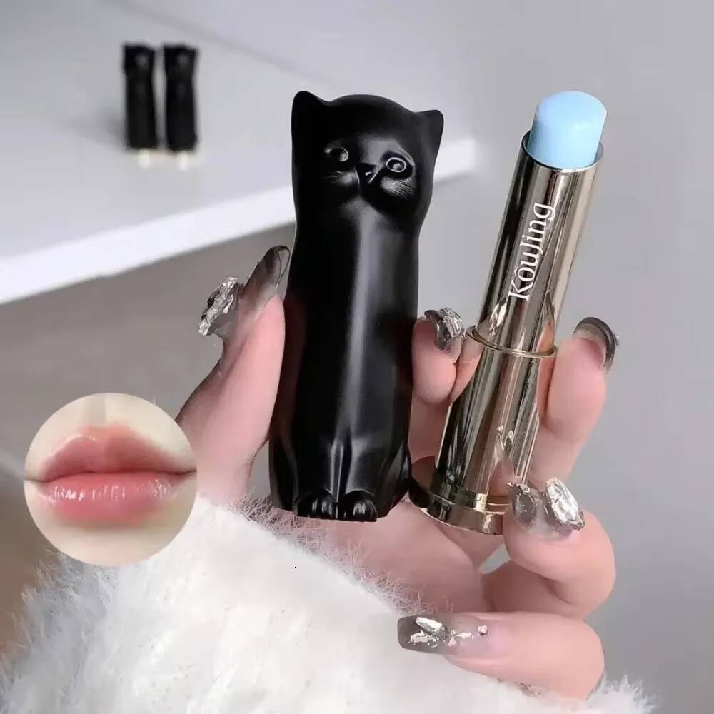 Cat Balm Skin Fade Lipstick To Prevent Dryness Remove Dry Lines Moisturize Lipgloss Lip Care Nourishing Repair Cosmetics happy