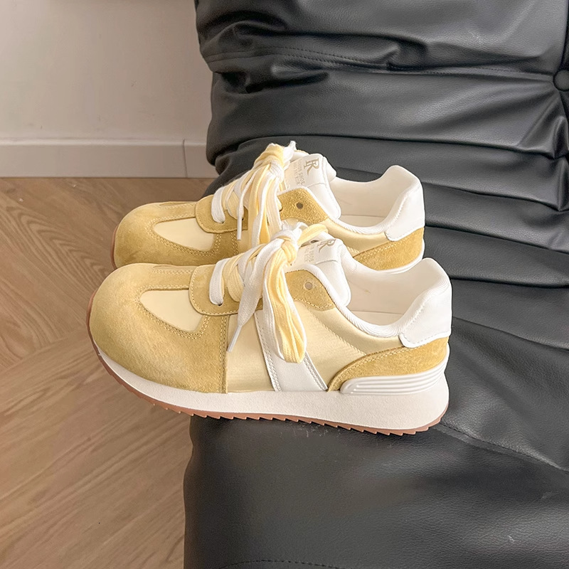 Ddmysports New Spring German Training For Women Thick Sole Versatile Sports Casual Round Toe Agan Super Popular Dad Shoes Outdoor Shoes