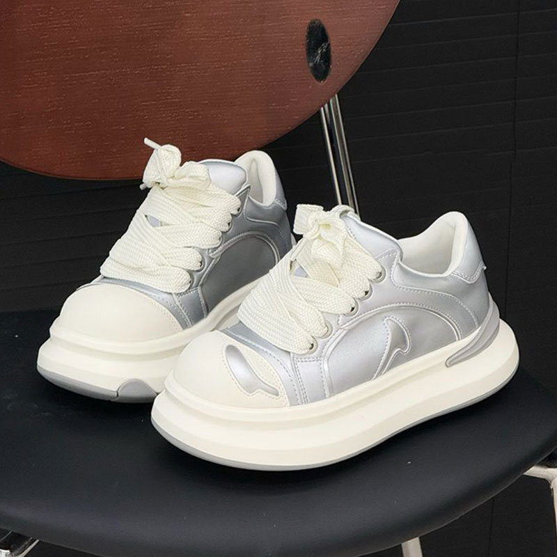 Graffiti Niche Design Sneakers for Women, White Shoes, 2025 Spring/Summer New Color-Block National Trend Casual Designer casual shoes Sports Shoes