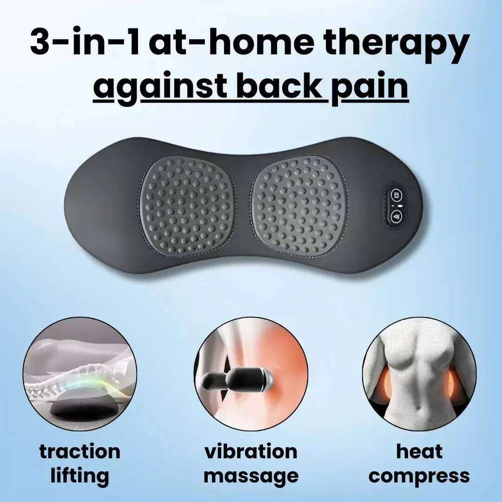 Okayso 3-In-1 With Bed Sleeping Shiatsu Deep Tissue Portable Shoulder Lower Back Pain Relief Waist Massager