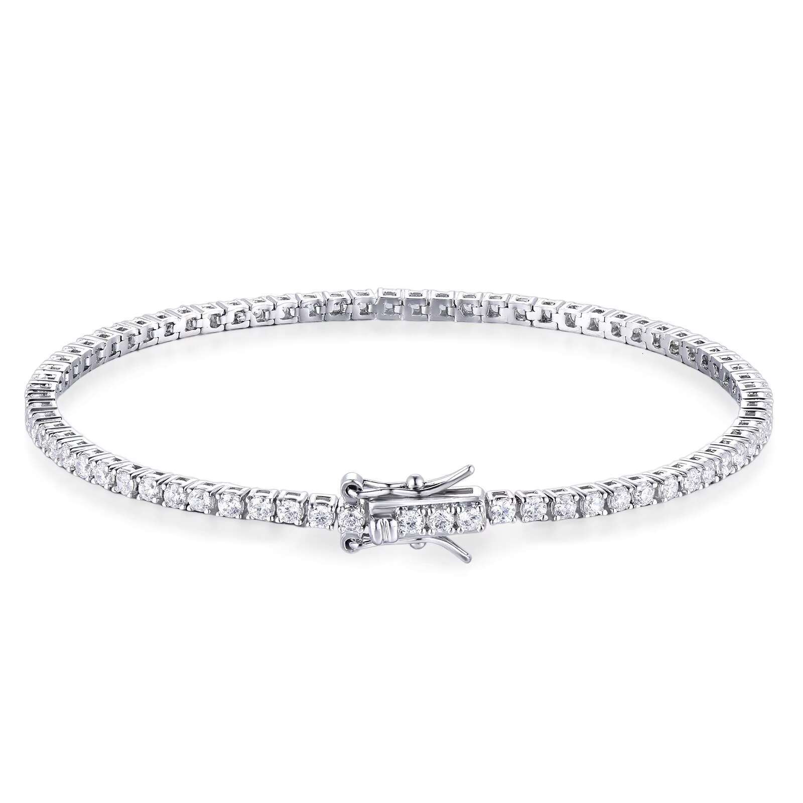 OEM Jewelry European American Style Stainless Steel with Moissanite Tennis Bracelet for Men and Women-Direct From Factory