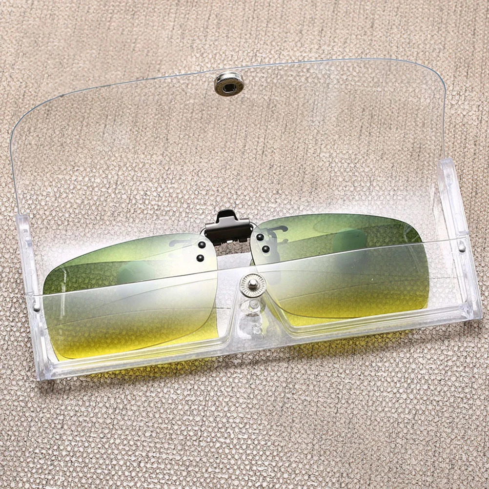 12 Pcs Hard Shell Eyeglass Case Slim Glasses Storage Box Clear Protective Travel Bag For Glasses Case Women Accessories Long 250610