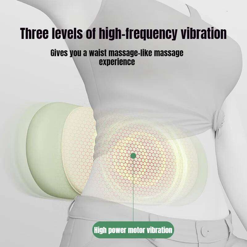 Jinkairui Waist Airbag Hot Compress Vibration Pulse Relieves Back Pain Home Lumbar Massager