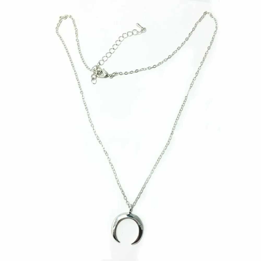 2025 New Delicate Moon Pendant Necklace Curved Crescent Chokers For Women Ladies Girl Fashion Jewelry Gifts Z250614