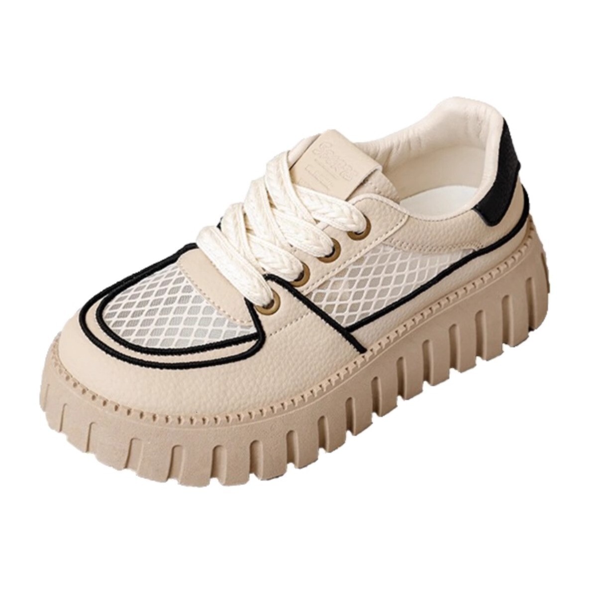 Ddmysports Platform Height Increasing Sports White Women Shoes Summer New Breathable Mesh Casual Sneakers For Outdoor Shoes