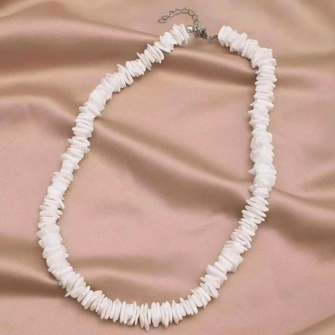 Casual Summer Beach Necklace For Women Fashion Natural Shell Irregular Women and Men Necklaces tiki Jewelry vacation Gift Z250614