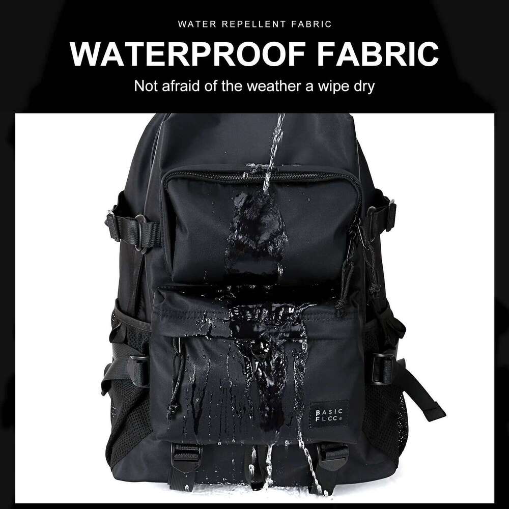 Man School For Men Women Waterproof College Laptop Lightweight Large Travel Backpack Casual Bookbag