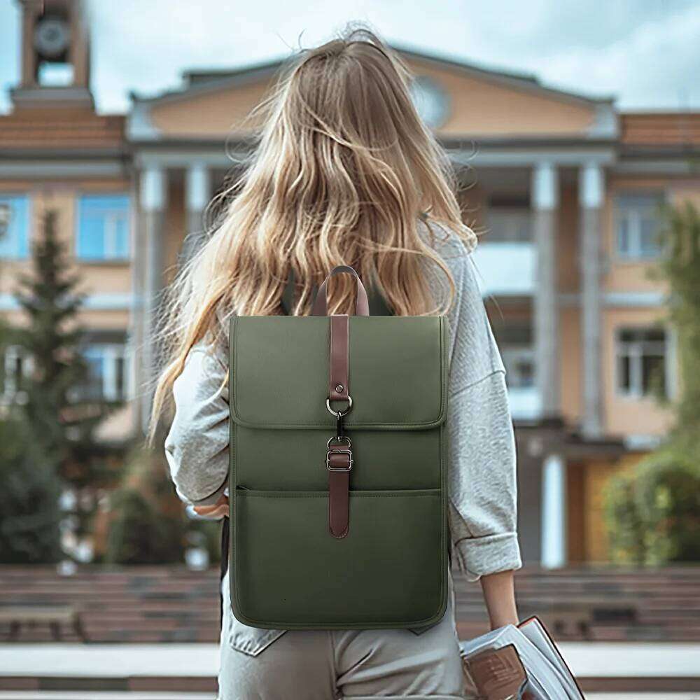 HK New Women's Waterproof College Laptop Backpack Large Fashion School Bag For Teenagers Girls Travel Weekend Mochilas