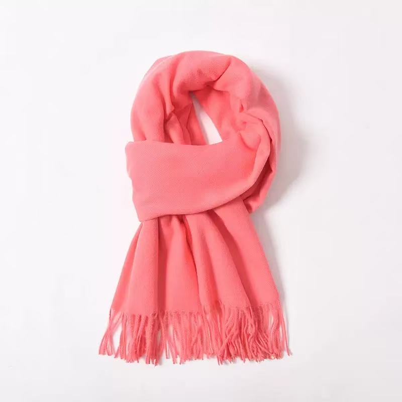 ZZZZ Women's Cashmere Shawl Touch Winter Scarf Soft Warm Blanket Women's Evening Dress Long Scarf
