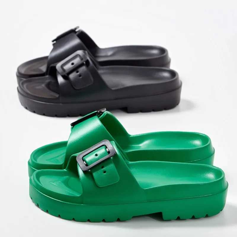 Litfun Womens FAshion Platform Sandals 2025 Summer New Outdoor Antiskid Beach With Adjustable Cozy House Slides Z250614