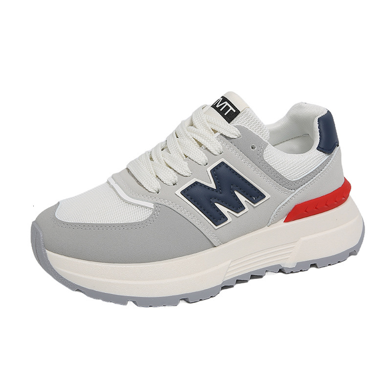 Ddmysports Korean Style New Dad For Women Spring Student Sports Running Casual Shoes Thick Sole Height Increasing JCF Outdoor Shoes