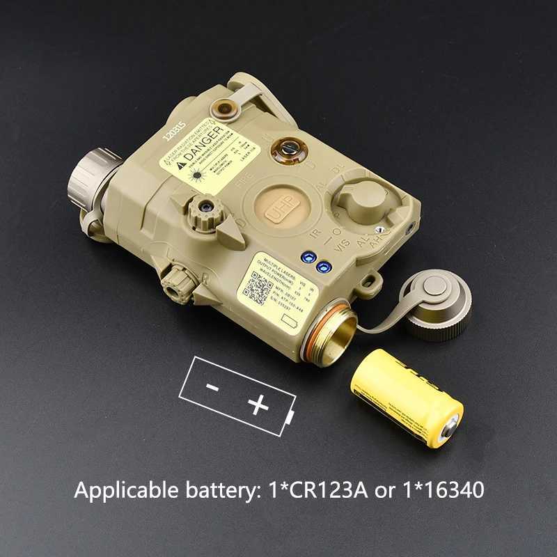 WADSN Tactical Gear Airsoft Flashlight PEQ15 PEQ 15 Red Dot Green IR Laser Pointer Indicator NGAL DBAL M300 M600 Weapon LightXJ250613