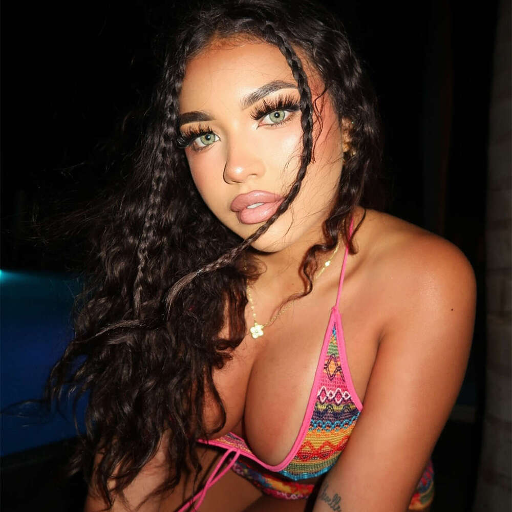 Summer Knitted Ethnic Style Halter Neck Top Waist-Cinching Shorts Set B5