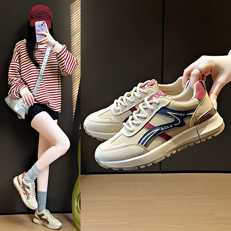 Ddmysports White Sneakers For Women Spring And Autumn New Korean Female Student Casual Sports Versatile Board Street Style Agan Shoes Outdoor Shoes