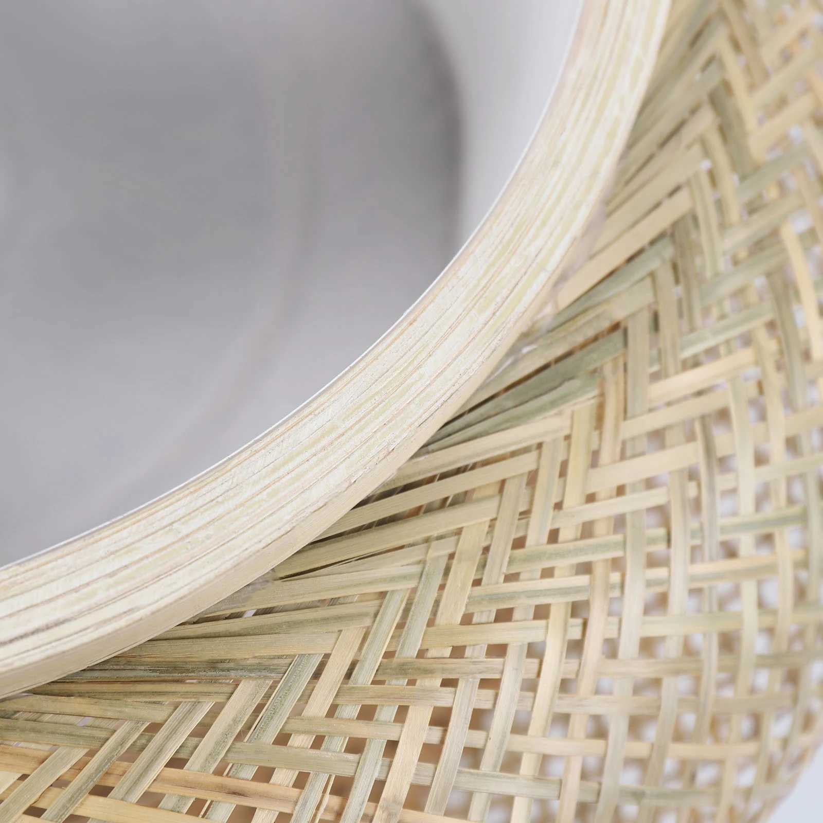 40cm/50cm Rattan Pendant Light - Modern Minimalist LED Ceiling Fan Lamp for Bedroom Restaurant Acrylic Design Export Quality XJ2500613