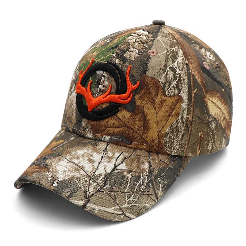 KOEP New Camo Baseball Cap Fishing Caps Men Outdoor Hunting Camouflage Jungle Hat 3D Deer Head Hiking Casquette Hats W250614