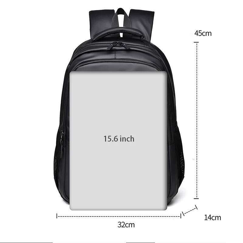 Waterproof Backpack For Men New Minimalist Teenager Hiking Sports Back Pack Student Backpacks Black Male 15.6-Inch Laptop Bag