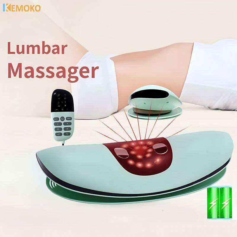 Curved Spine Intelligent Electric Hot Compress Soothing Lumbar Massage Instrument Reduce Pain Waist Massager
