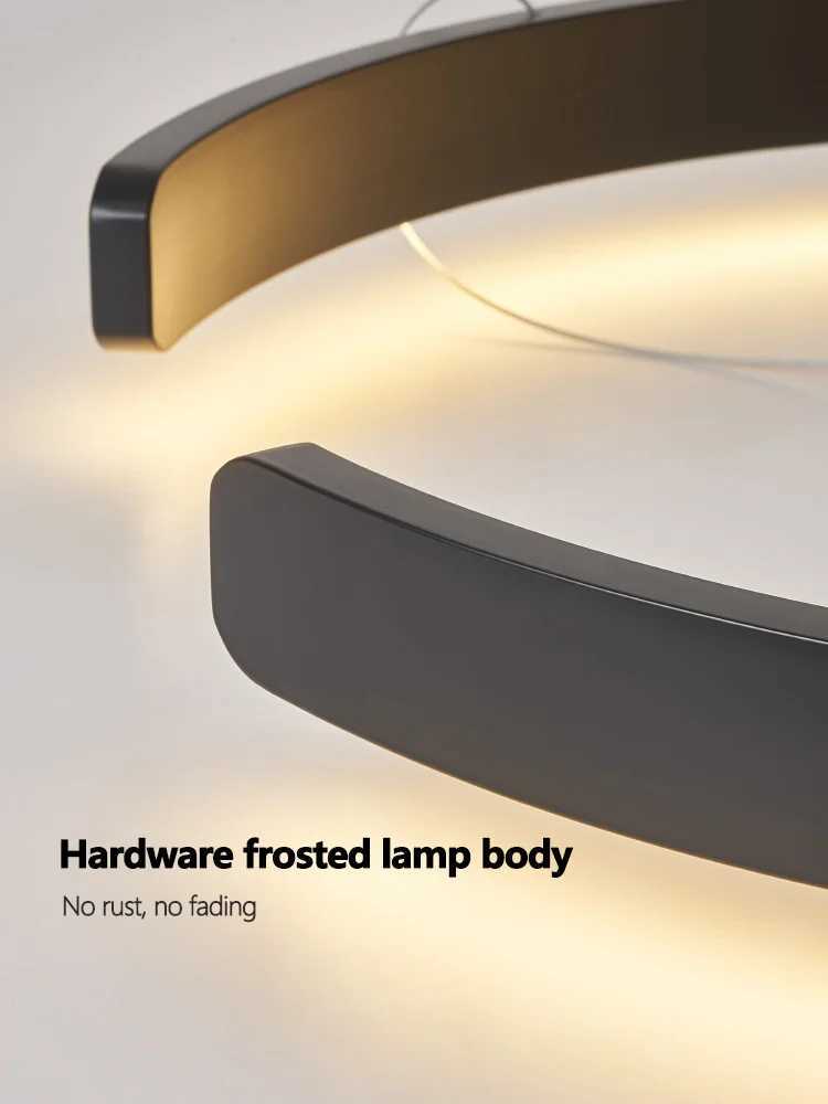 Ceiling chandelier Pendant light Chandeliers for dining room LED Bedroom living room Nordic home decor Modern Round ring lampsXJ2500613