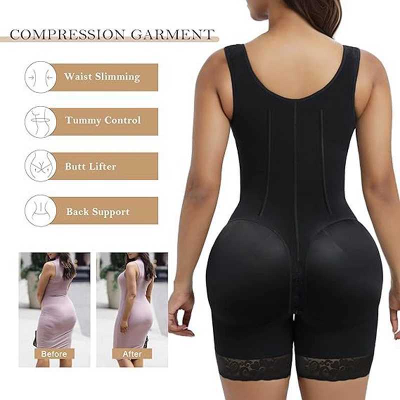 High Compression Shapewear Open Chest Sleeveless Jumpsuit Women Body Shaper Waist Corset Shaping Hip Lifting Underwear XJ250614