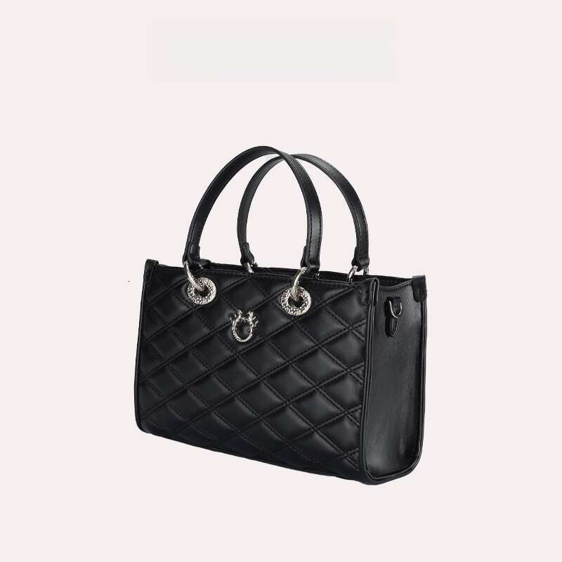 Women's shoulder bag crossbody bag fashionable trend diamond grid chain bag fashionable high-end feel Diamond Pattern Tote Bag