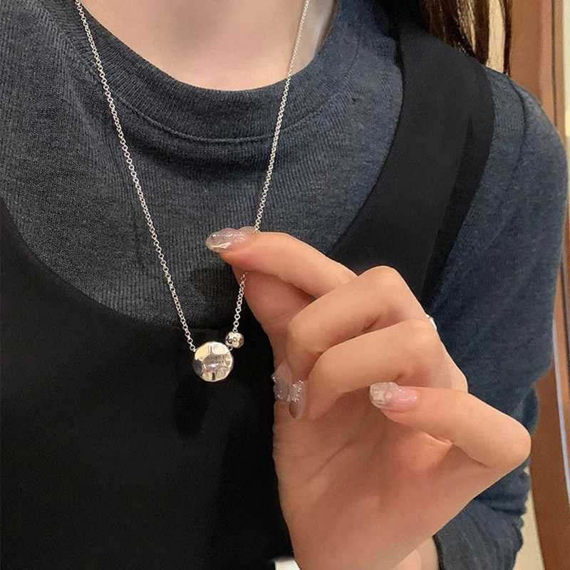 925 Sterling Silver Necklace Word Irregular Punk Letters Moment Choker for Women Girl Jewelry Gift Dropshipping Wholesale Z250614