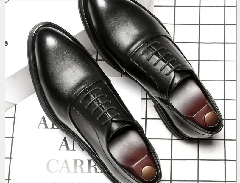 Mens Pointed business leather shoes Spring mens casualMens sneakers mens leather shoes PU leather shoes for men Loafers 250612