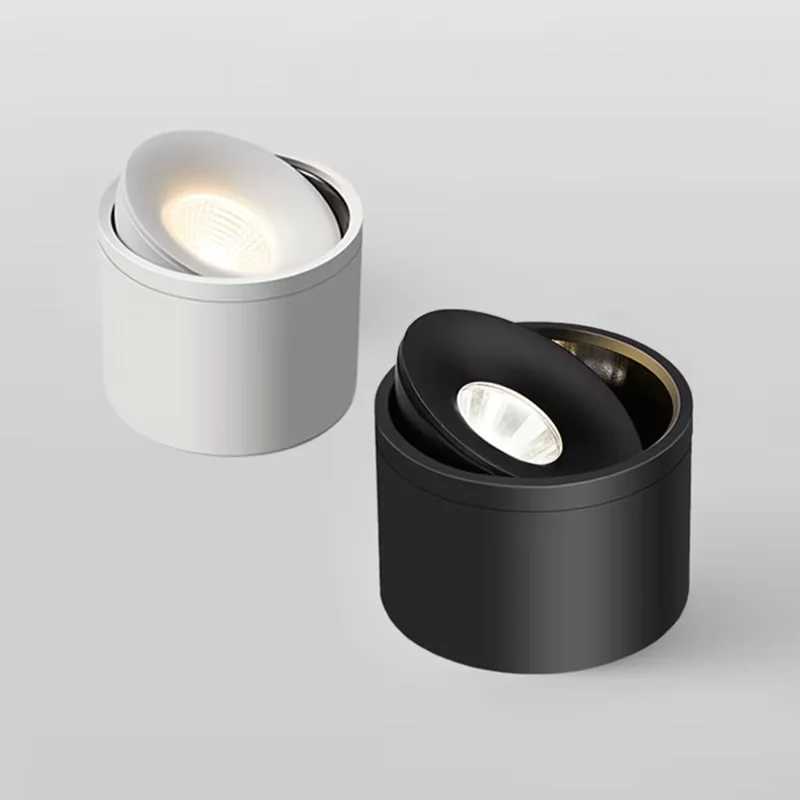 Surface Mounted Dimmable COB LED Downlights 7W 10W 15W 20W 24W Rotatable LED Ceiling Lamp Background Spot Lights Indoor Lighting XJ2500613