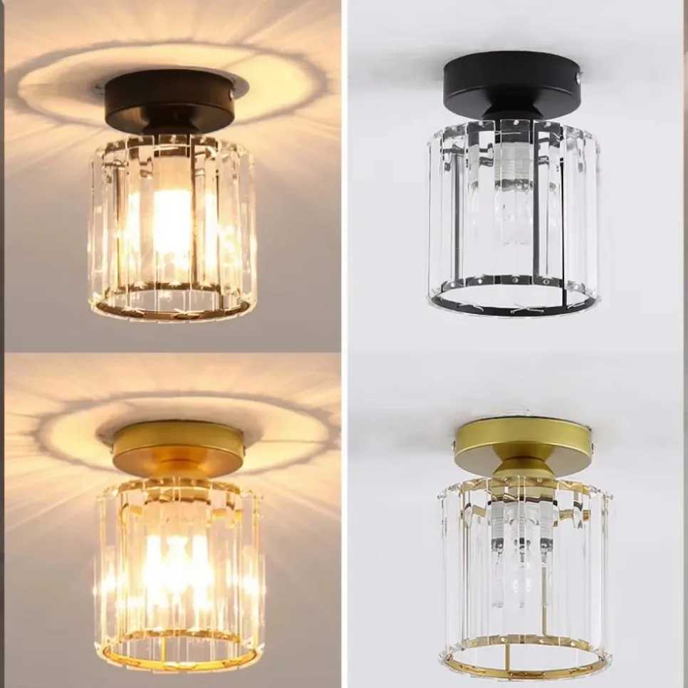 Nordic LED Acrylic Ceiling Lamp Aisle Corridor E27 Lamp For Living Room Bedroom Home Ceiling Light Interior Lighting AC 85-265V XJ2500613