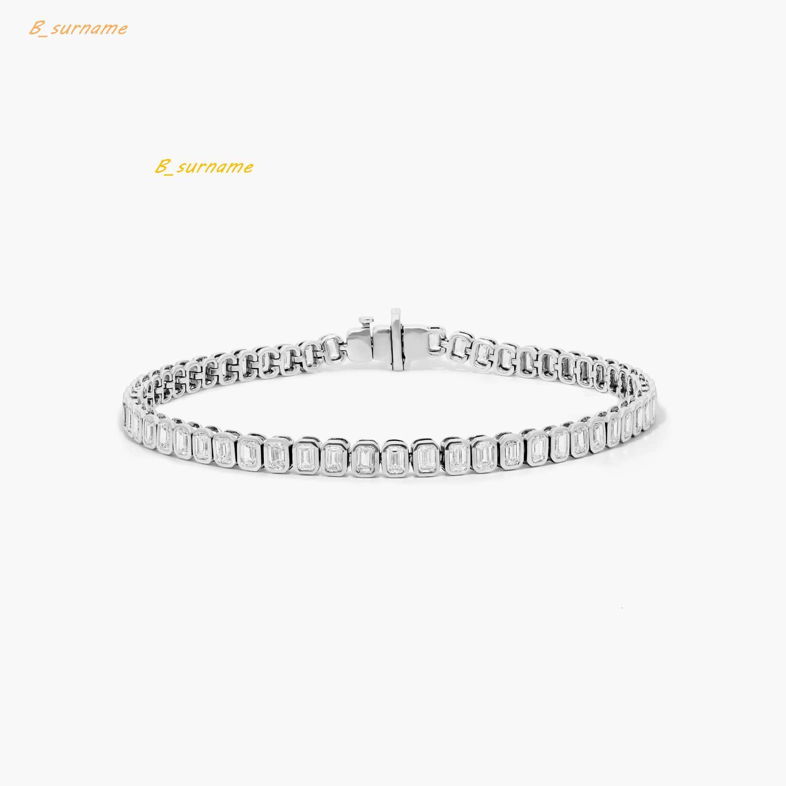 Fashion 2.50 MM Moissanite Diamond Tennis Bracelet 925 Silver/10K Gold Perfect Jewelry Gift for Women Who Love Luxury and Style