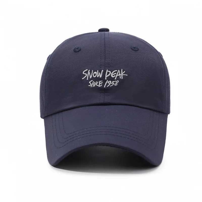 Best-selling Snow Peak Since 1958 Embroidered Baseball Cap A Blend of Heritage and Style! W250614