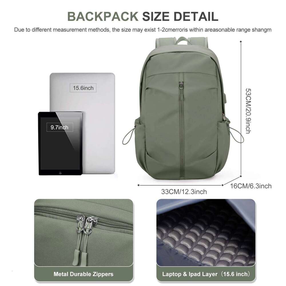 For Men And Women Large Capacity Travel Multifunctional USB Charging Laptop Backpack Casual Student Schoolbag