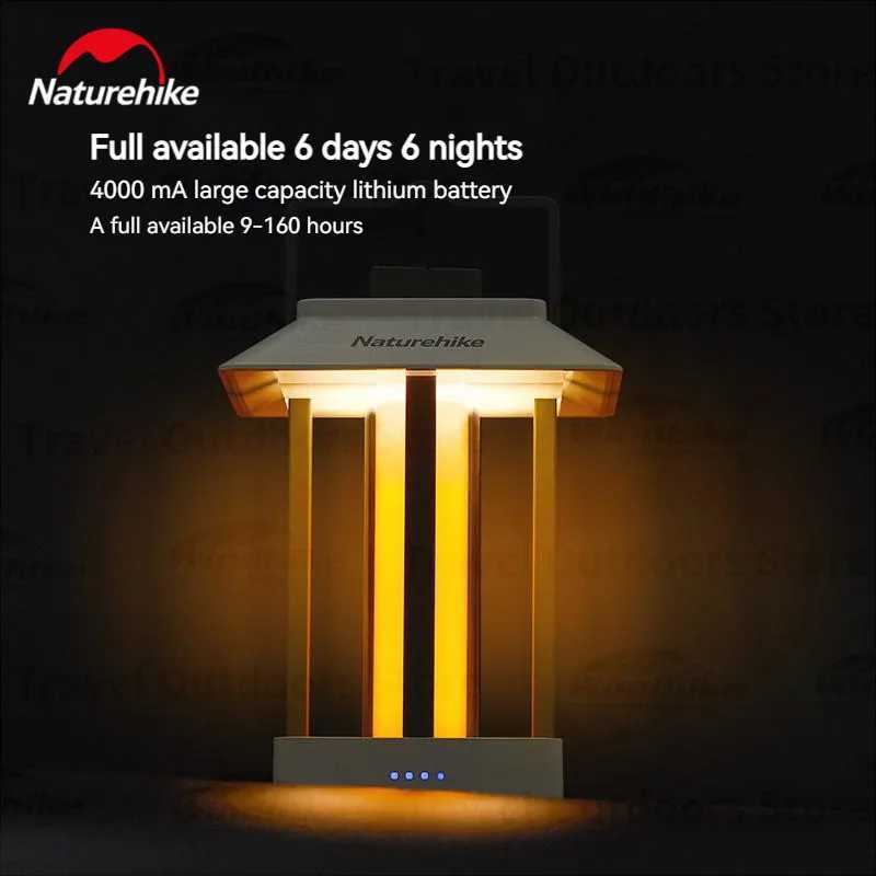 Naturehike Sunset Camping Lights Outdoor Portable LED Light IPX4 Waterproof Tent Hanging Lights Ambient Camp Breathing Lights W250613