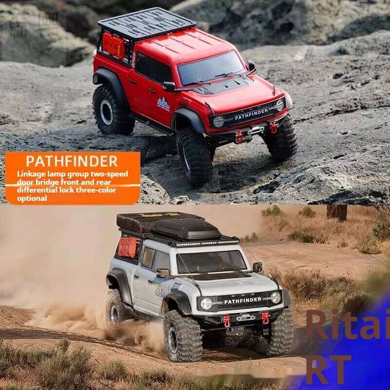 Rgt Ruitai Ex86150 Roadfinder 1/10 Remote Electric Control Two-Speed Reverse Transmission Four-Wheel Drive Climbing Car Off-Road
