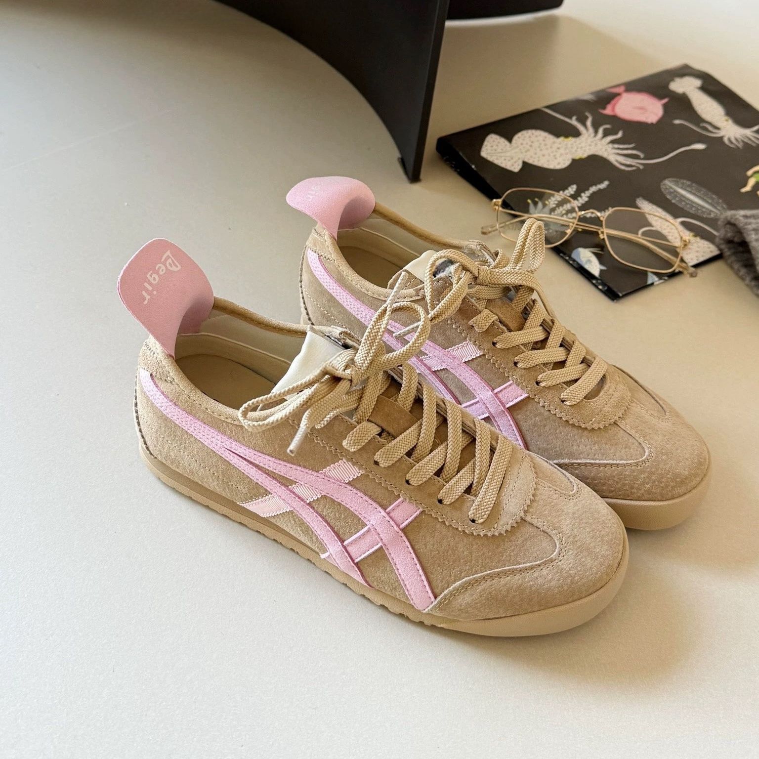 Ddmysports Spring German Training For Women New Pink Sports Ballet Casual Agan Shoes Sole Soft Surface Versatile Sneakers Outdoor Shoes