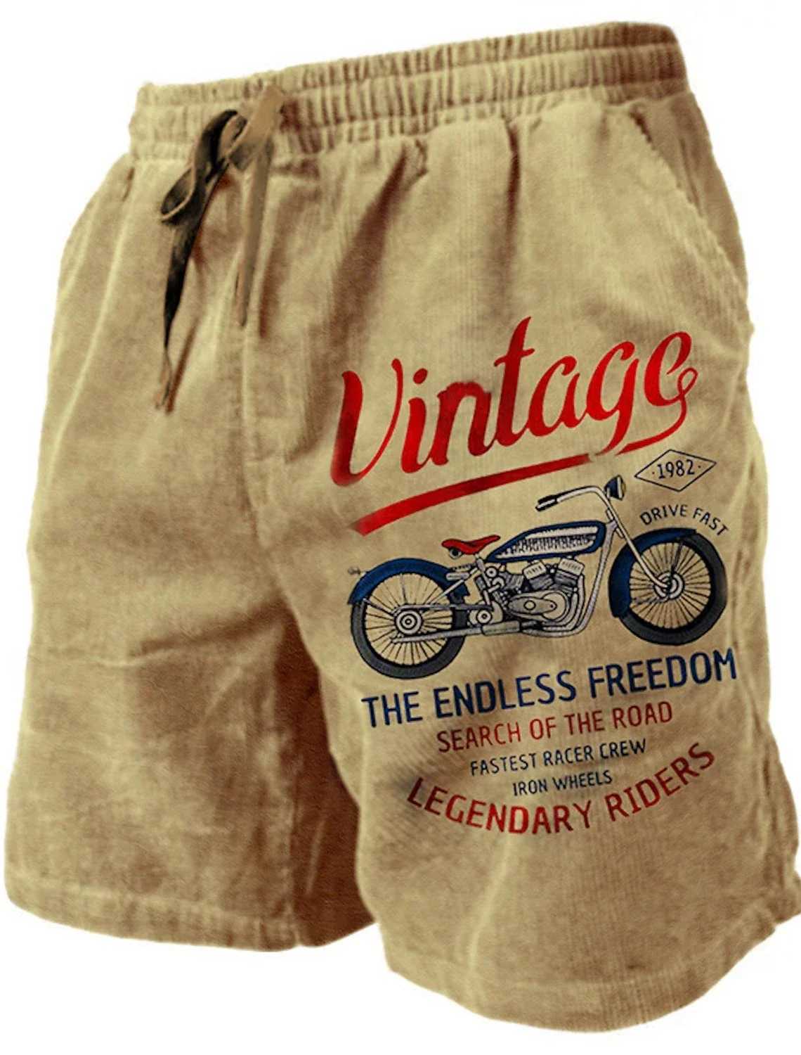 Mens Beach Heavy Motorcycle 3D Printed Shorts Mens Summer Breathable Shorts Fitness Street Shorts Mens Breathable 2025 W250614