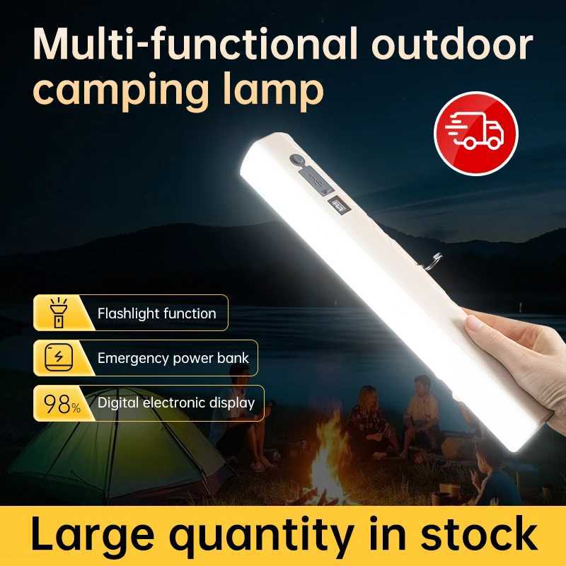 Super Bright LED Magnetic Work Light 10W/20W/30W with Hook USB Rechargeable Work Lamp Bar For Car Repair Outdoor Lighting W250613