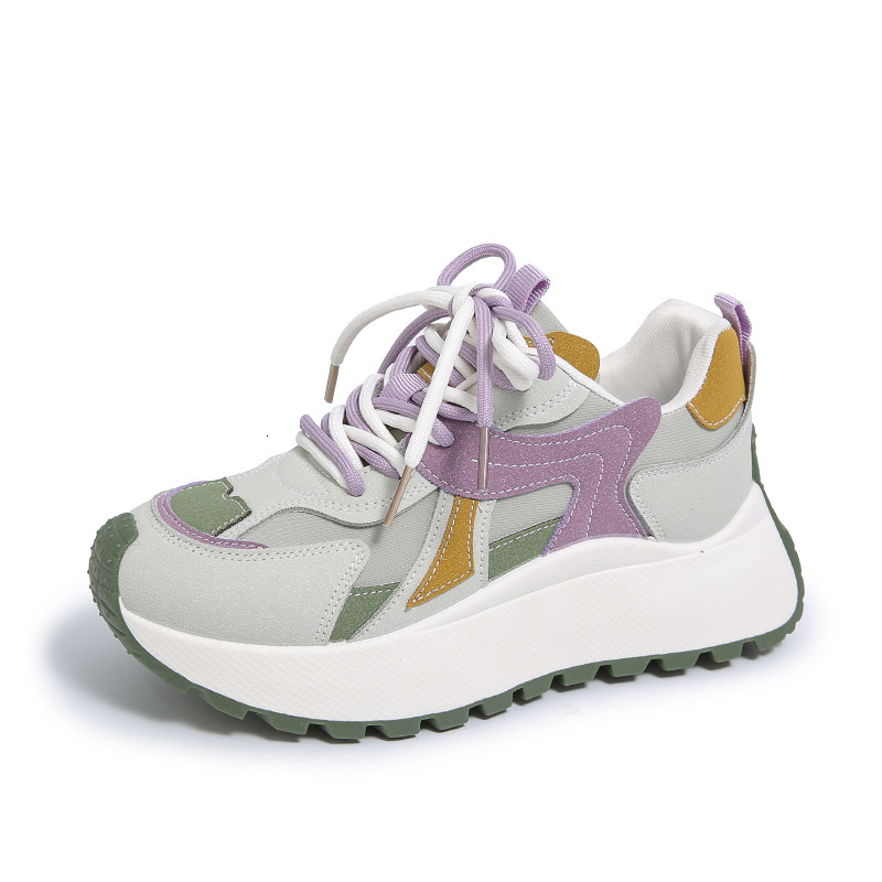 Ddmysports Ins Korean Style New Dad For Women Spring Student Sports Running Casual Shoes Thick Sole Height Increasing BN Outdoor Shoes