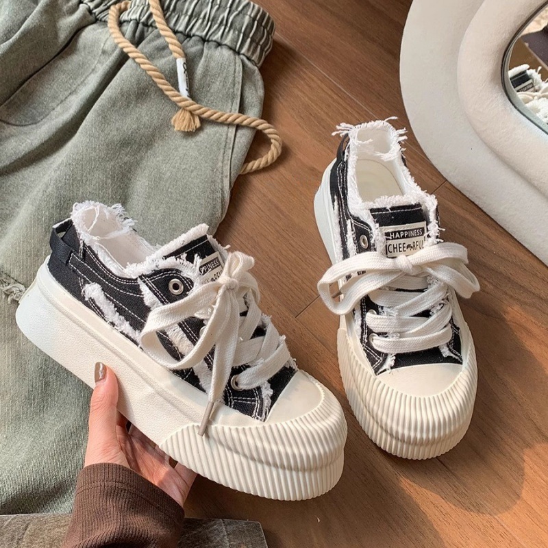 Ddmysports Campus Niche Design Canvas New Spring White Ins Trend Versatile Sneakers Women Casual Shoes Outdoor Shoes