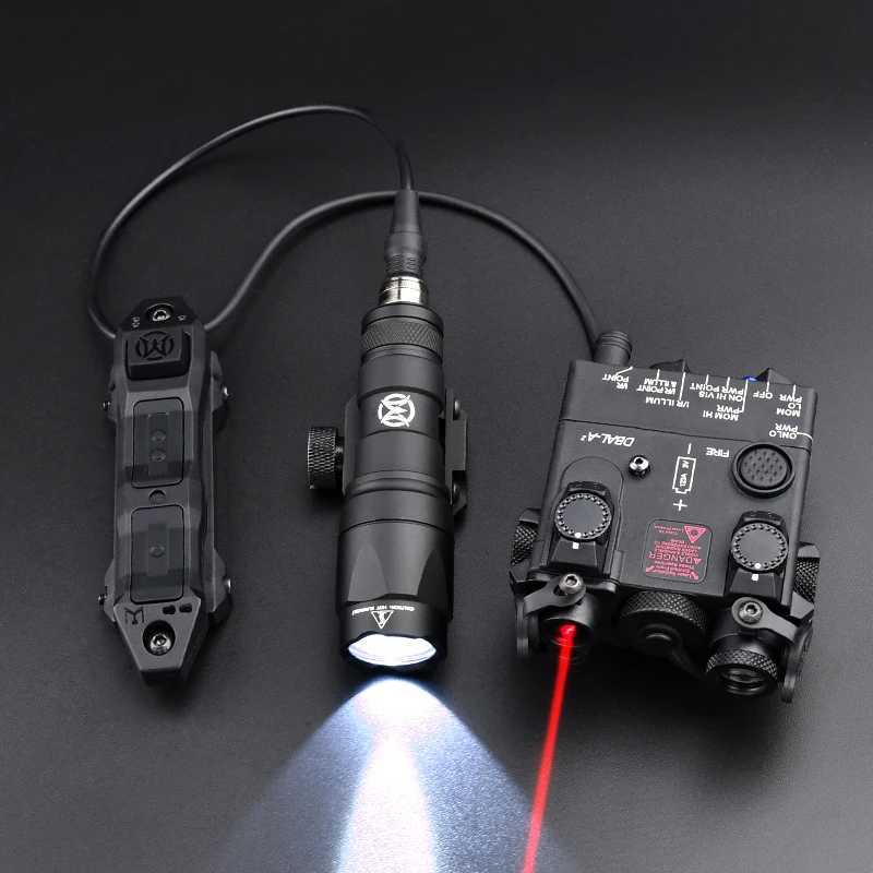 WADSN Nylon DBAL A2 Full-Function Red Green Blue IR Laser Light White LED Flashlight M300A Spotlight Dual Switch Dbal a2 SoftairXJ250613