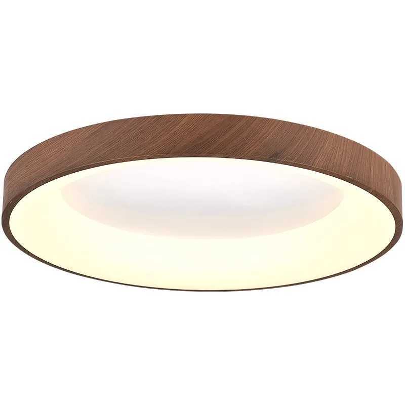 Walnut Color Water Transfer Printing Modern Minimalist Wabi-Sabi Ceiling Light for Living Room Dining Room Bedroom Study XJ2500613