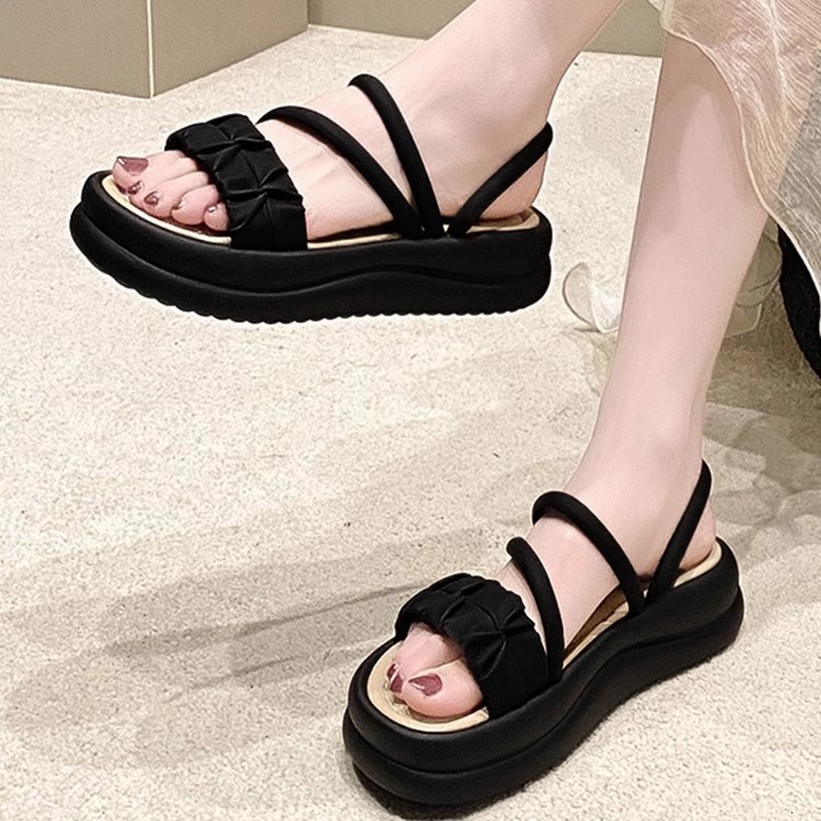 Ddmysports Women S Sandals Summer New Fairy Style Thick Sole Slippers With Cushioning Outdoor Shoes