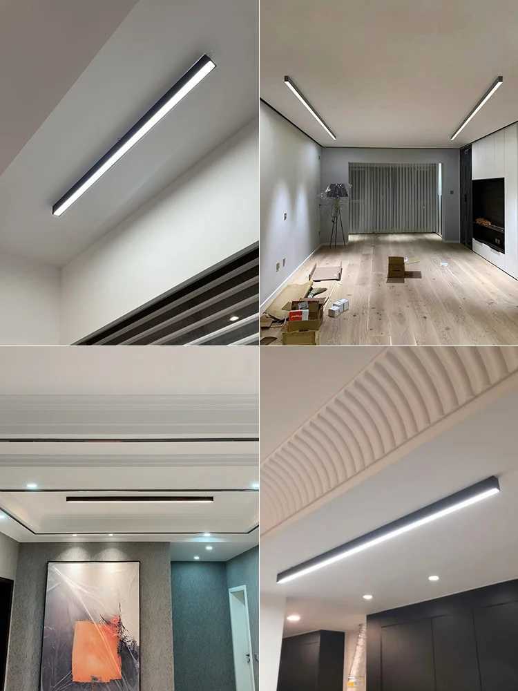 Modern Long Strip Ceiling Light Surface Mounted Minimalist Aisle Lamp Living Room Bedroom Kitchen Home Office LED LightingXJ2500613